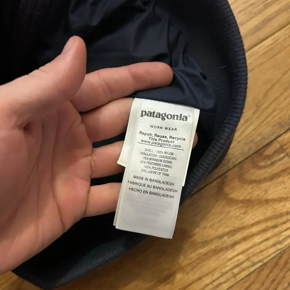 Patagonia Prow Bomber Down Puffer Quilted Full Zip Vest XS - Picture 4 of 7